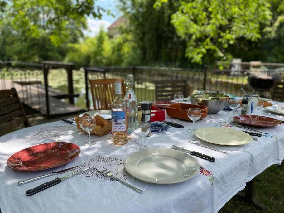 Annay-sur-SereinMagnifique Moulin Proche Chablis, Jacuzzi Et Riviere别墅 外观 照片