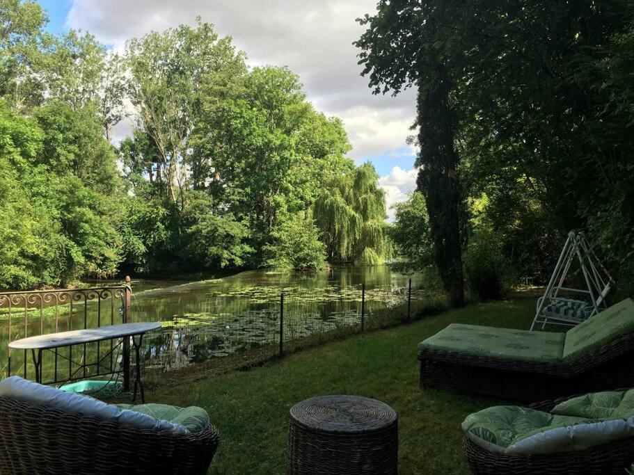 Annay-sur-SereinMagnifique Moulin Proche Chablis, Jacuzzi Et Riviere别墅 外观 照片