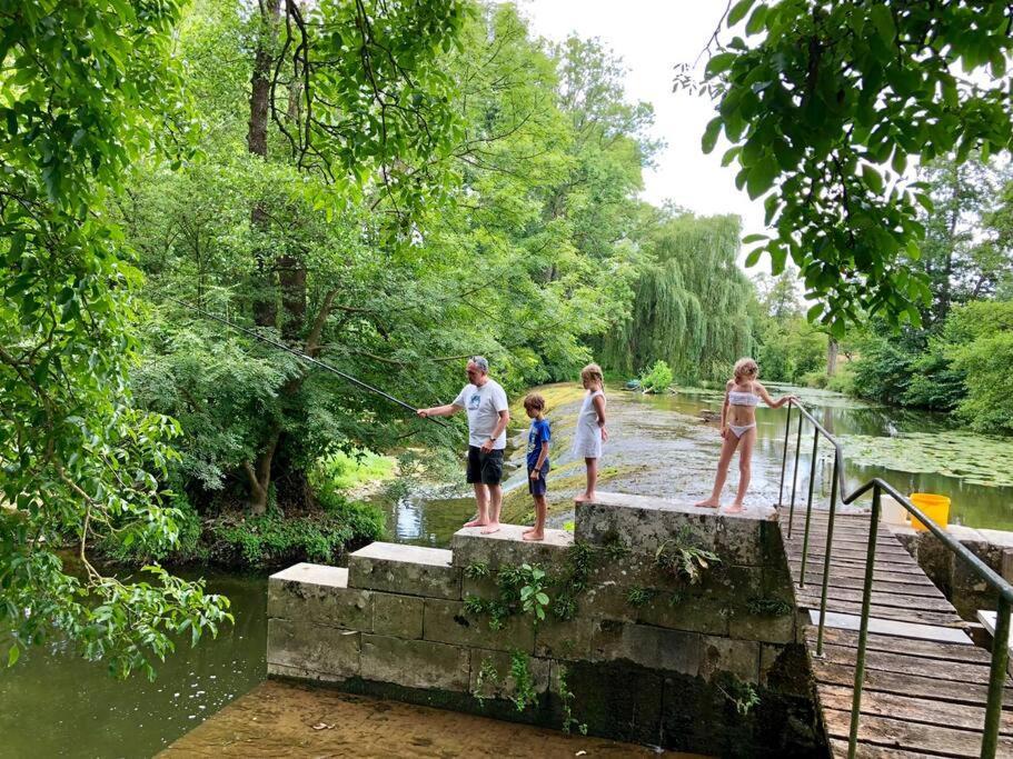 Annay-sur-SereinMagnifique Moulin Proche Chablis, Jacuzzi Et Riviere别墅 外观 照片